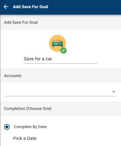 Money Manager - Set a Savings Goal to get a clearer picture of what you need to do to save