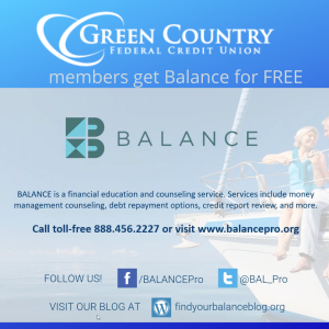 Balance Financial Education and Counseling Services is Free for Green Country members